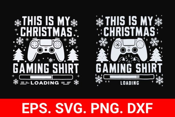 Christmas Gaming Shirt SVG and Gaming SVG Designs for Creative Projects