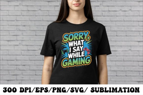 Colorful Gaming Quote Tee for Gamers