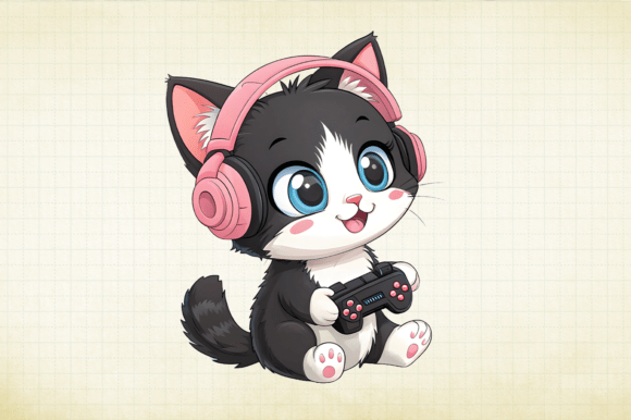 Cute Gaming Cat Sticker: A Practical Asset for Creators and Small Businesses
