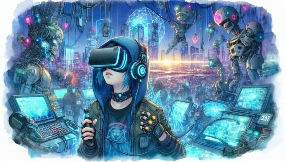 Cyber VR Gaming Concept Art: Fueling Immersive Worlds Across Industries