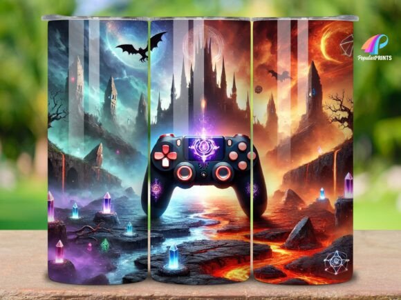 Enchanted Gaming Controller Tumbler V.6: A Practical Digital Design for Custom Drinkware