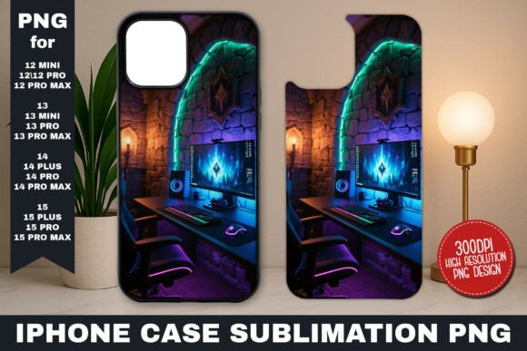 Fantasy Castle Gaming iPhone Templates for Creators