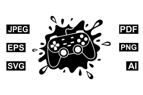 Gaming Controller Splash Icon Art: A Practical Design Asset for Digital Creators