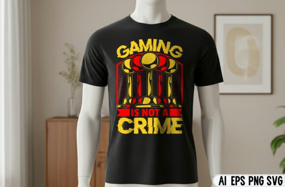 GAMING is NOT a Crime: The Cultural Statement Behind the T-Shirt Design
