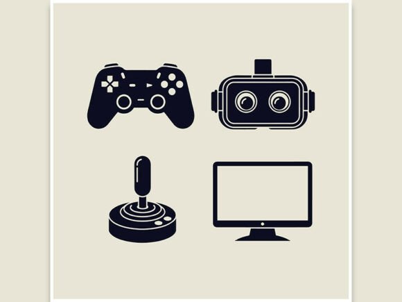 Gaming Tools Icon Set for Creators and Professionals