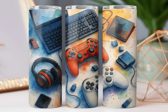 Gaming Tumbler Wrap 20oz Skinny Design: A Strategic Asset for Creative Entrepreneurs