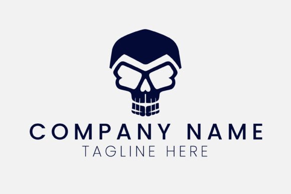 Skull Logo Design Template for Gaming Es: A Versatile Asset for Creators and Brands