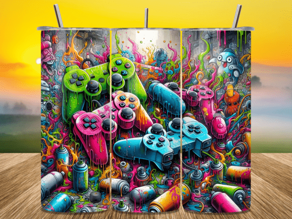 The Neon Graffiti Gaming Controller Tumbler: A Complete Guide for Creators and Gamers