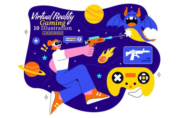 Why 10 Virtual Reality Gaming Illustration Templates Are Essential for Modern Metaverse Design Projects